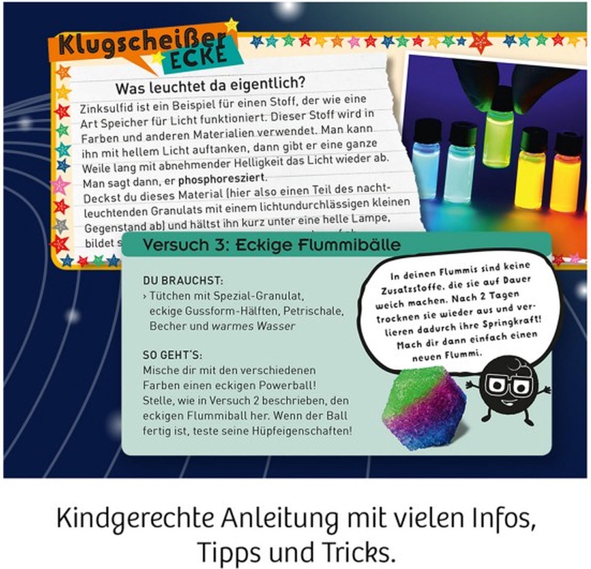 KOO Fun Science Nachtleuchtende Flummi-P | 654108